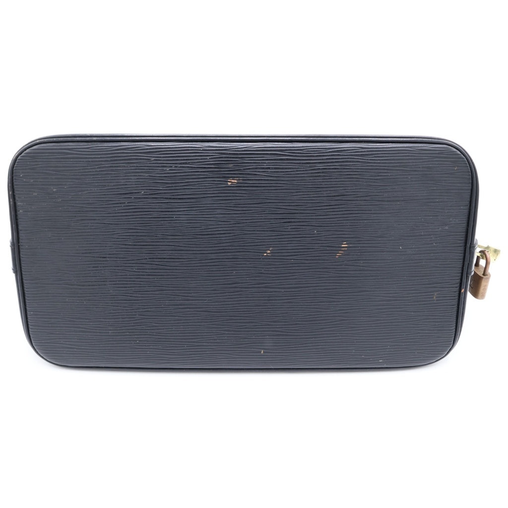 LOUIS VUITTON(ルイヴィトン) エピ アルマPM ハンドバッグ ブラック ノワール レザー M52142 ゴールド金具 レディース