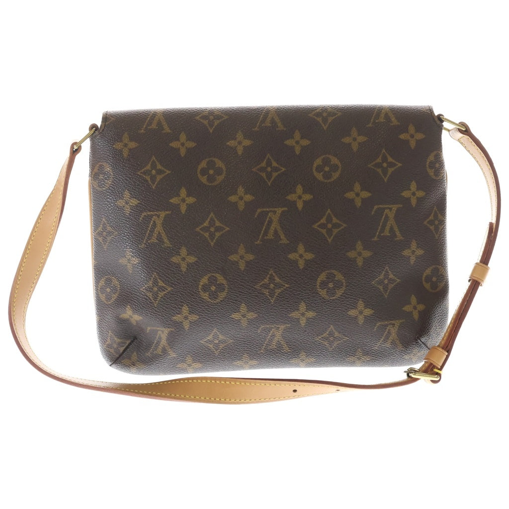 LOUIS VUITTON(ルイヴィトン) モノグラム ミュゼットタンゴ PVC レザー ショート ショルダーバッグ ブラウン M51257 レディース