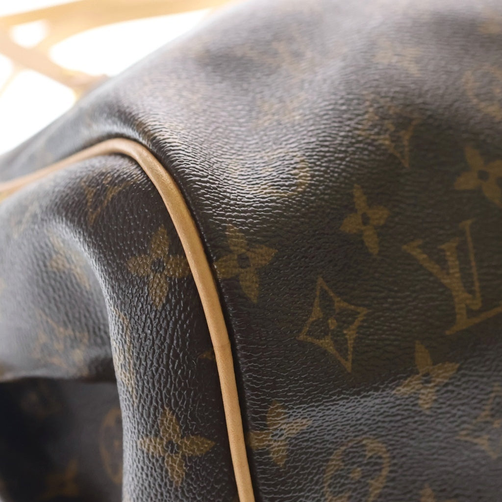 LOUIS VUITTON(ルイヴィトン) モノグラム モントルグイユGM PVC レザー ハンドバッグ トートバッグ ブラウン M95566 レディース