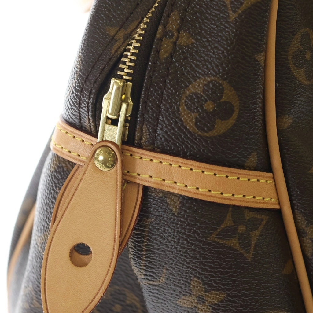 LOUIS VUITTON(ルイヴィトン) モノグラム モントルグイユGM PVC レザー ハンドバッグ トートバッグ ブラウン M95566 レディース