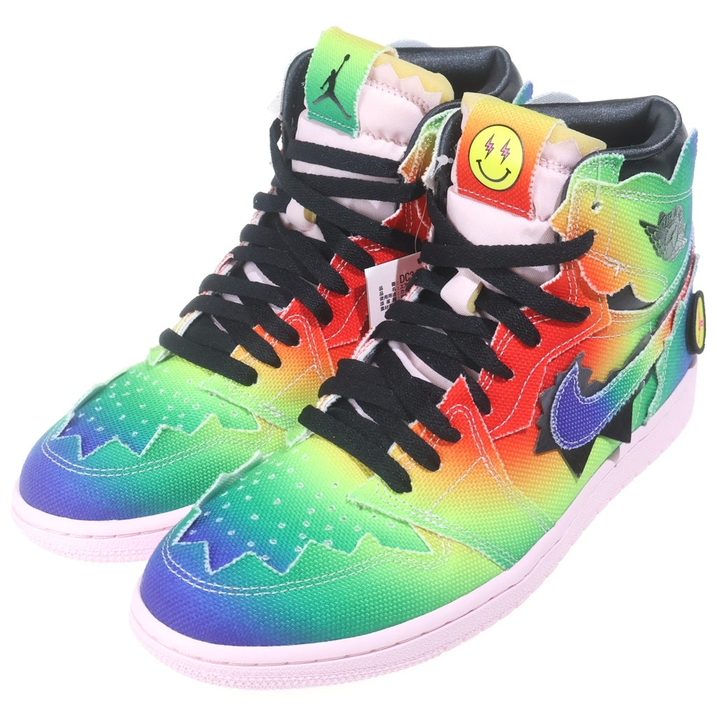 NIKE(ナイキ) ×J Balvin Air Jordan 1 High OG J・バルヴィン エアジョーダン1 ハイ OG ハイカットスニーカー US9/27cm レインボー DC3481-900