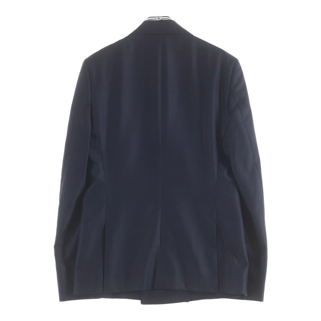 Vivienne Westwood(ヴィヴィアンウエストウッド) チェック総柄 ピークドラペル ダブルブレスト テーラードジャケット ネイビー VW-W1-77228