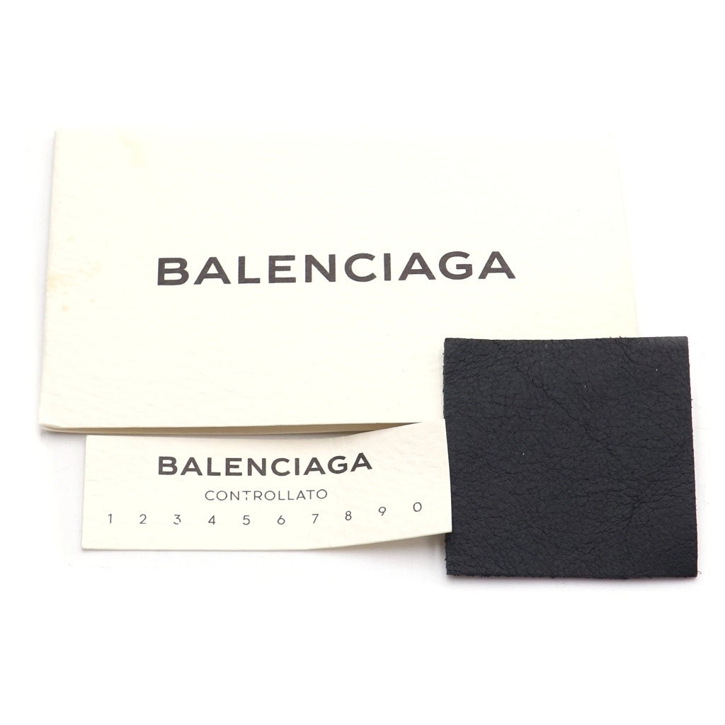 BALENCIAGA(バレンシアガ) ネイビーカバス パンチング ハンドバッグ