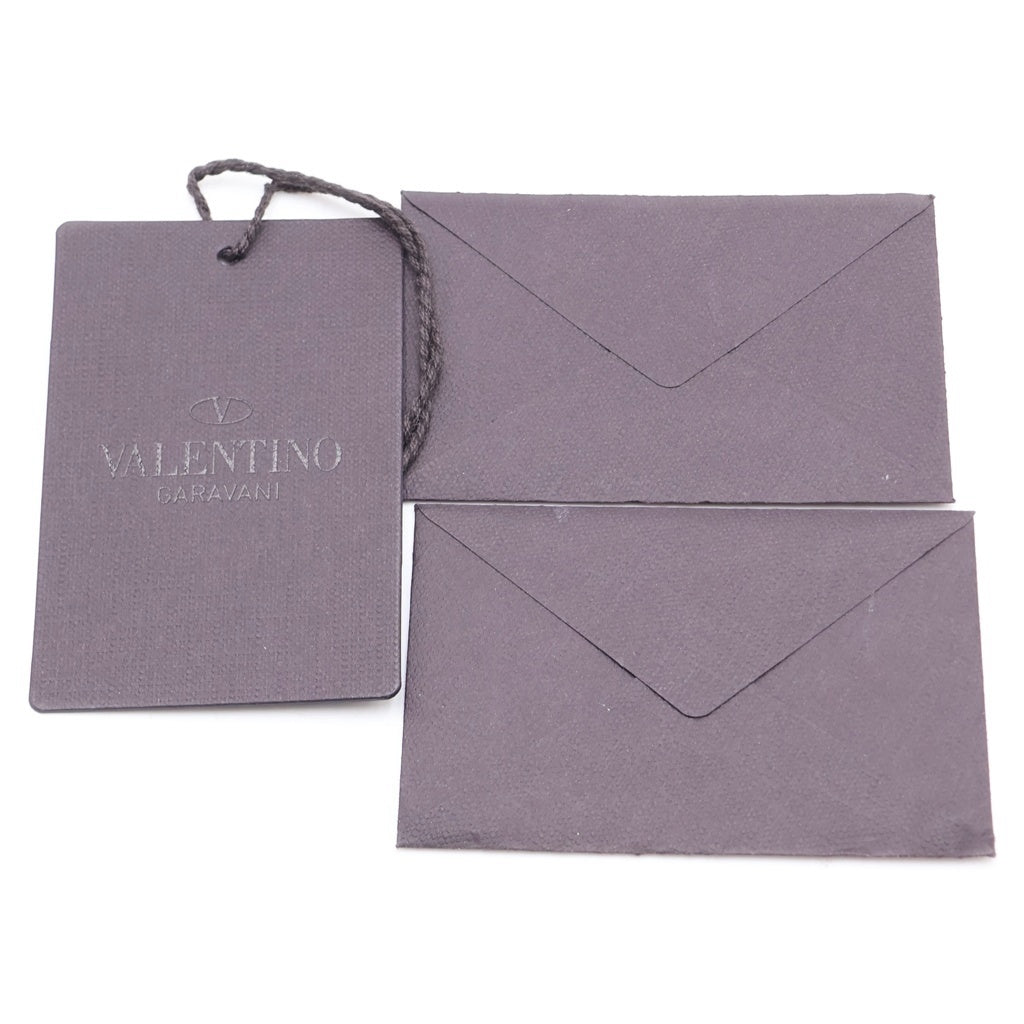 VALENTINO(ヴァレンティノ) SUPERVEE Vロゴ シグネチャーショルダーバッグ レザー シルバー金具 ブラック WY2B0B14SFU