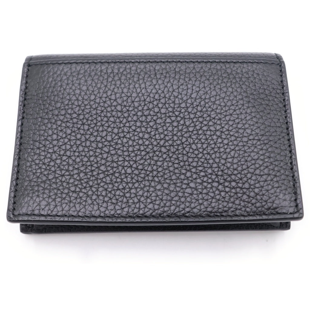 SAINT LAURENT PARIS(サンローランパリ) カサンドラ シャドウ 名刺入れ カードケース ブラック レザー 693492 レディース