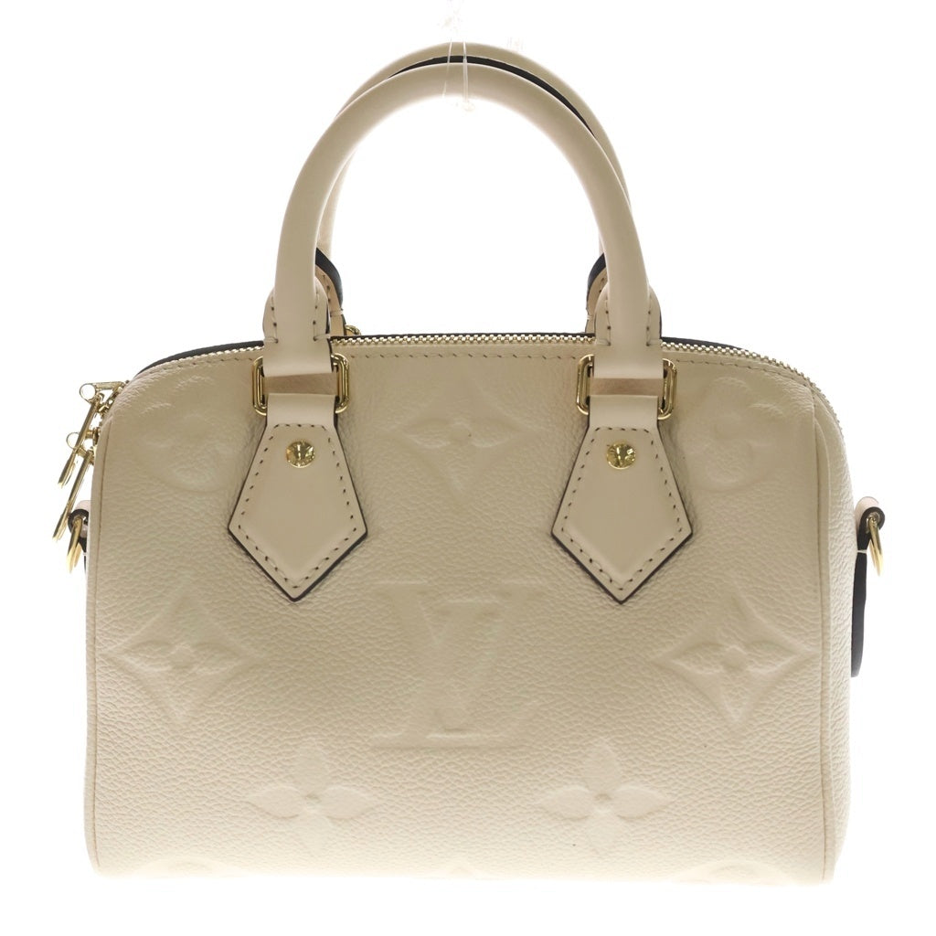 LOUIS VUITTON(ルイヴィトン) モノグラム・アンプラント スピーディ・バンドリエール20 2WAYバッグ ハンドバッグ ショルダーバッグ アイボリー レザー M58954 ゴールド金具 レディース