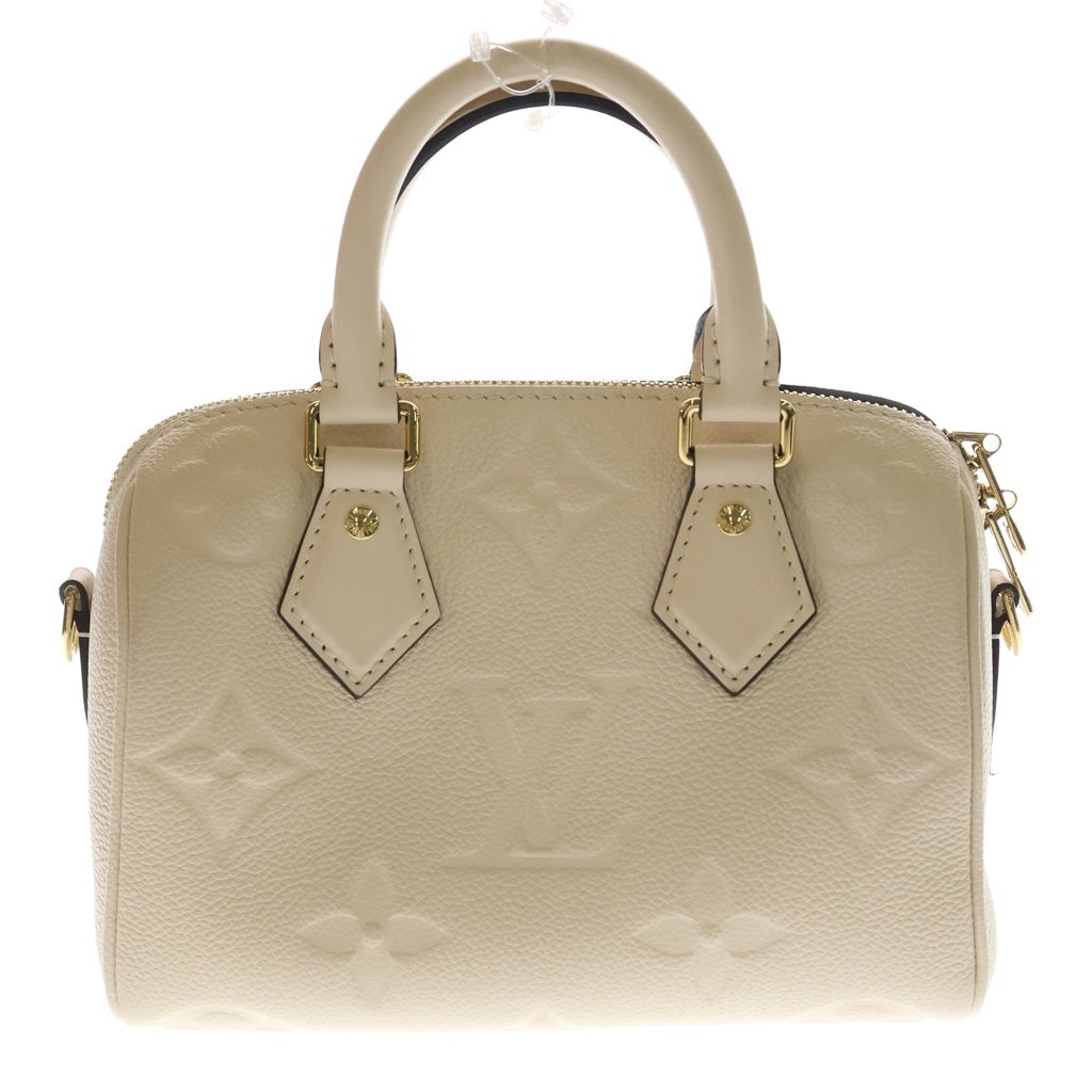 LOUIS VUITTON(ルイヴィトン) モノグラム・アンプラント スピーディ・バンドリエール20 2WAYバッグ ハンドバッグ ショルダーバッグ アイボリー レザー M58954 ゴールド金具 レディース