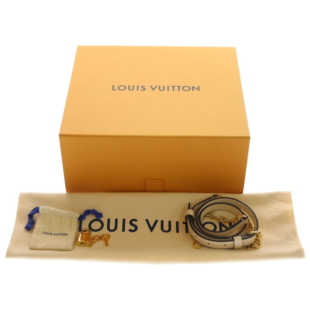LOUIS VUITTON(ルイヴィトン) モノグラム・アンプラント スピーディ・バンドリエール20 2WAYバッグ ハンドバッグ ショルダーバッグ アイボリー レザー M58954 ゴールド金具 レディース