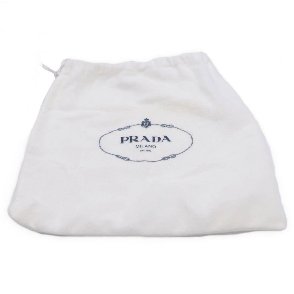 PRADA(プラダ) トライアングルロゴ ナイロン ウエストバッグ ショルダーバッグ ブラック レディース