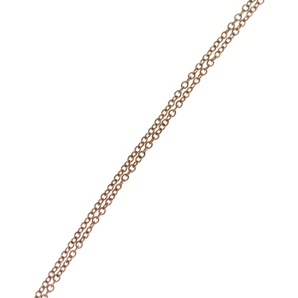 TIFFANY & Co.(ティファニー) エルサペレッティ ミニ オープンハート ネックレス ペンダント チェーン ピンクゴールド Au750PG レディース