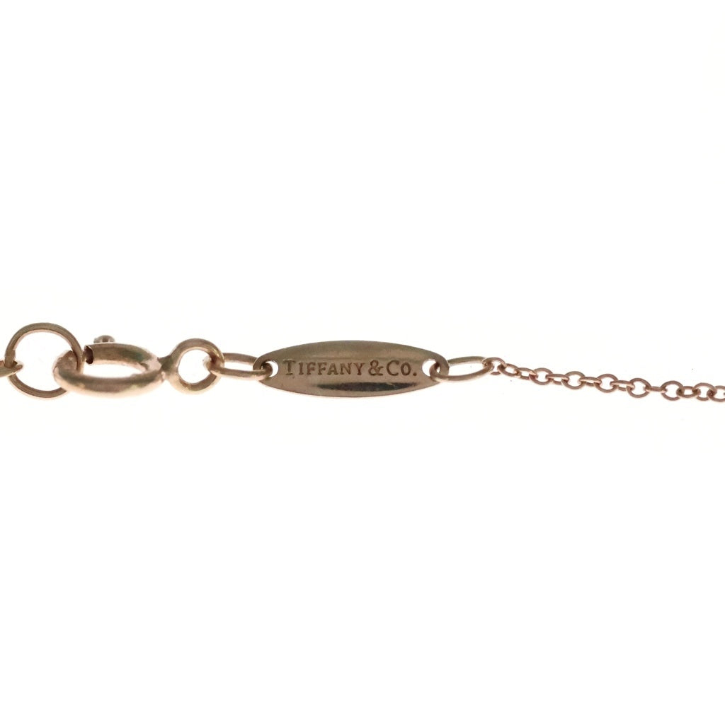TIFFANY & Co.(ティファニー) エルサペレッティ ミニ オープンハート ネックレス ペンダント チェーン ピンクゴールド Au750PG レディース