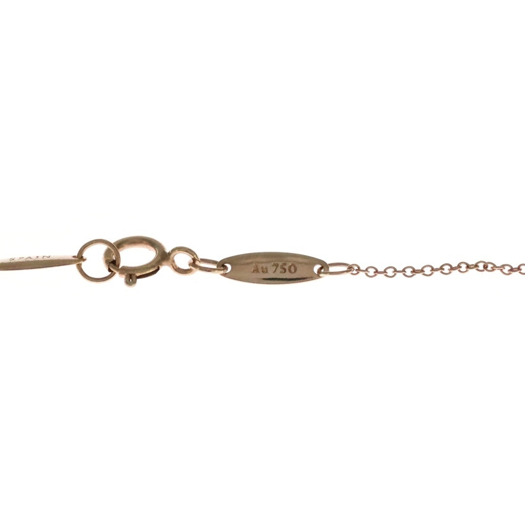 TIFFANY & Co.(ティファニー) エルサペレッティ ミニ オープンハート ネックレス ペンダント チェーン ピンクゴールド Au750PG レディース