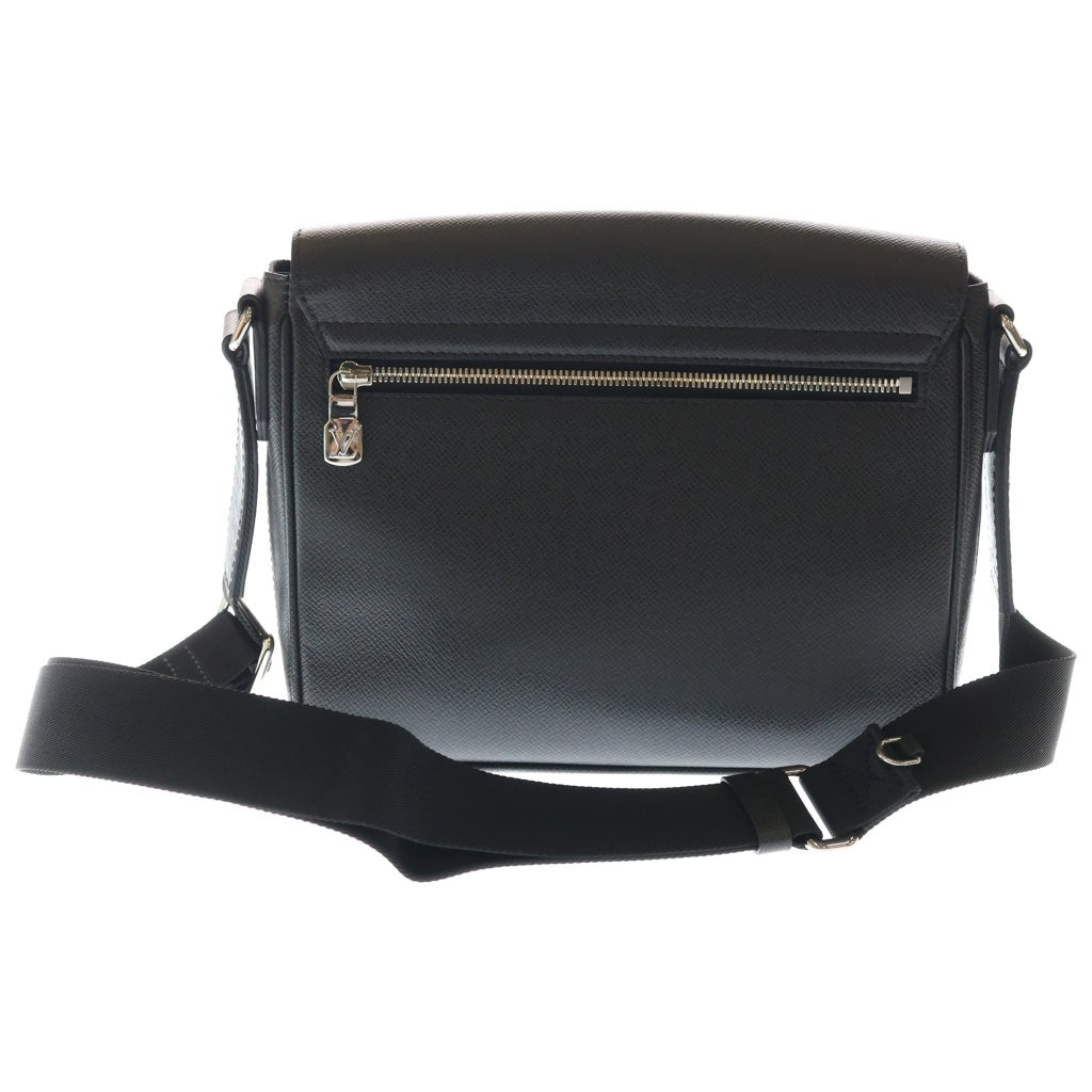 LOUIS VUITTON(ルイヴィトン) タイガ ディストリクト PM NV3 ショルダーバッグ ブラック レザー M30850 シルバー金具 レディース
