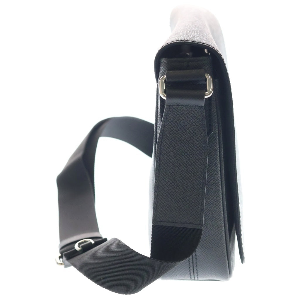 LOUIS VUITTON(ルイヴィトン) タイガ ディストリクト PM NV3 ショルダーバッグ ブラック レザー M30850 シルバー金具 レディース