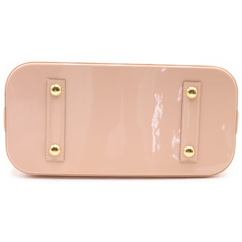 LOUIS VUITTON(ルイヴィトン) アルマPM ハンドバック モノグラム ヴェルニ ピンクベージュ/ローズフロランタン M91614 レディース