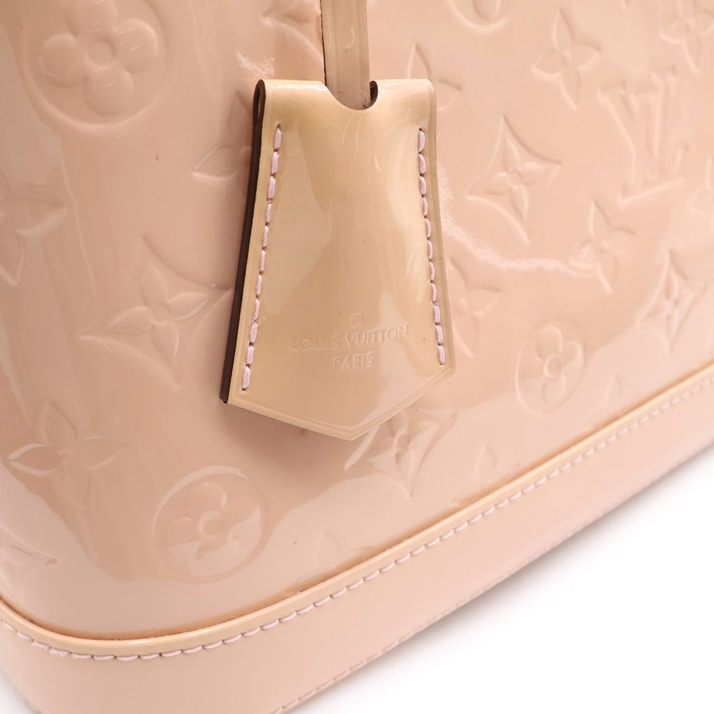 LOUIS VUITTON(ルイヴィトン) アルマPM ハンドバック モノグラム ヴェルニ ピンクベージュ/ローズフロランタン M91614 レディース