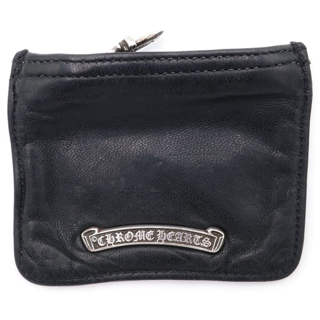 CHROME HEARTS(クロムハーツ) ZPR CHNG PURSE チェンジパース ダガージップコインケース ブラック