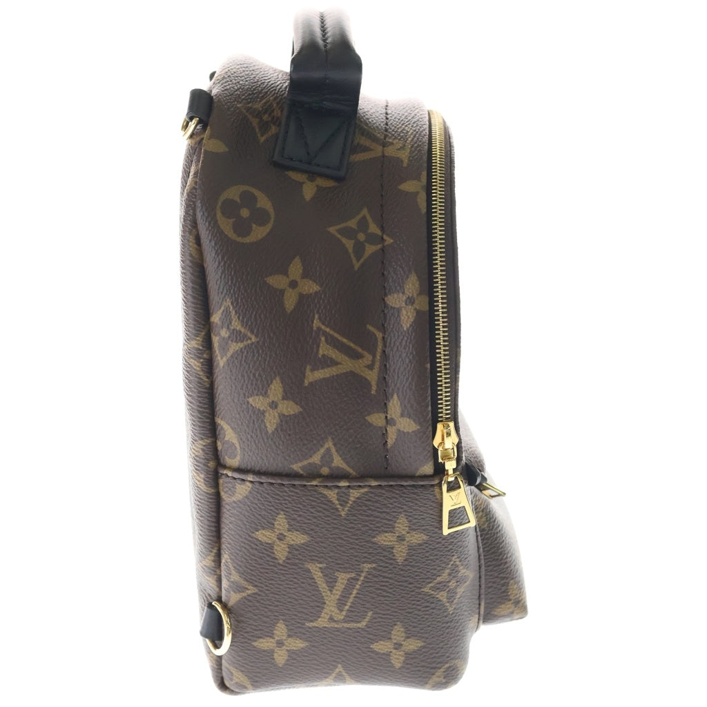 LOUIS VUITTON(ルイヴィトン) モノグラム パームスプリングス MINI PVC レザー バッグパック リュックサック ICタイプ ブラウン M44873 レディース