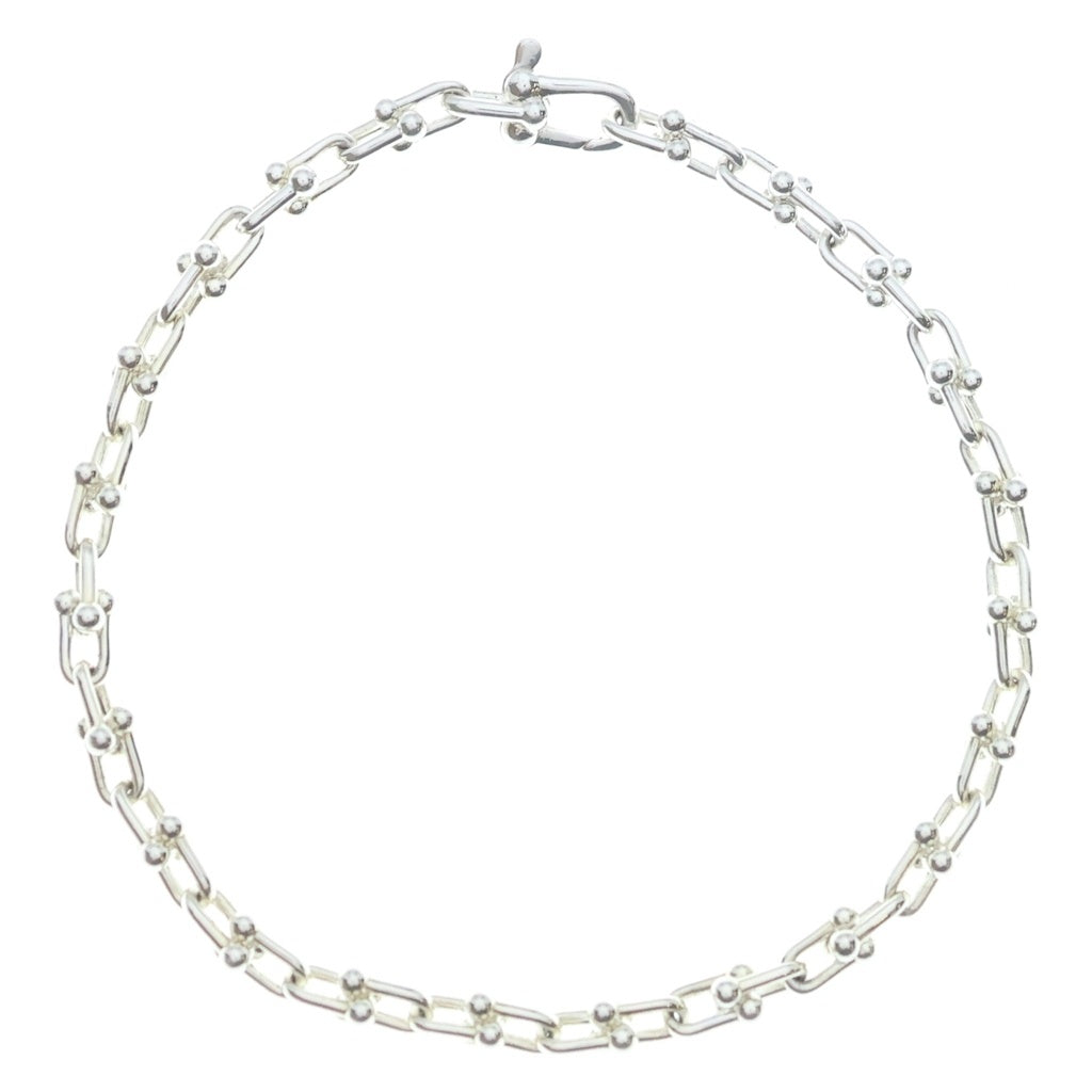 TIFFANY & Co.(ティファニー) ハードウェア マイクロリンク ブレスレット Ag925 シルバー レディース