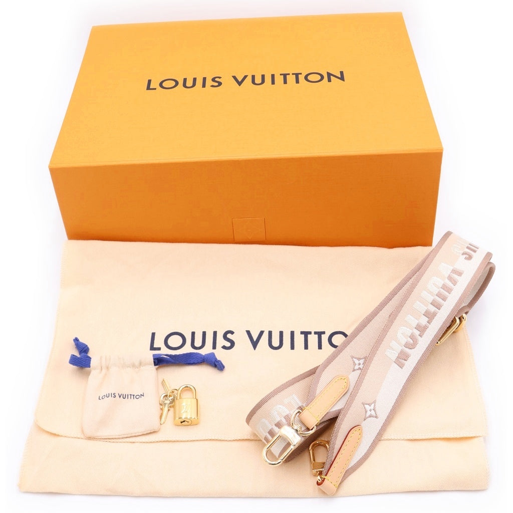 LOUIS VUITTON(ルイヴィトン) ナノスピーディ 2WAYハンドバッグ ショルダーバッグ ブラウン レザー×PVC M81085 ゴールド金具 レディース