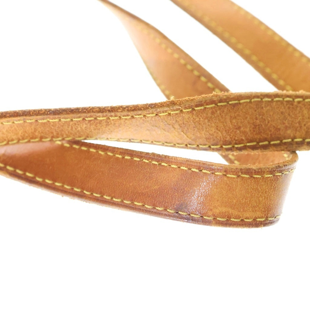 LOUIS VUITTON(ルイヴィトン) モノグラム サックショッピング トートバッグ ハンドバッグ ブラウン レザー×PVC M51108 ゴールド金具 レディース