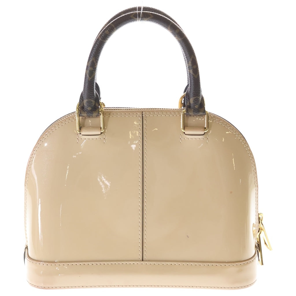 LOUIS VUITTON(ルイヴィトン) ルイヴィトン アルマBB 2WAYハンドバッグ ショルダーバッグ ベージュ×ブラウン レザー×パテント M51949 ゴールド金具 レディース