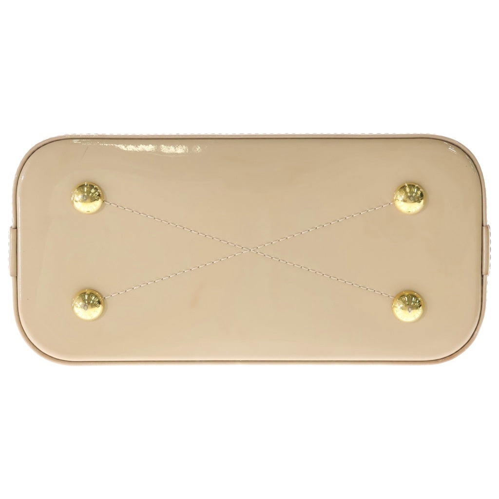 LOUIS VUITTON(ルイヴィトン) ルイヴィトン アルマBB 2WAYハンドバッグ ショルダーバッグ ベージュ×ブラウン レザー×パテント M51949 ゴールド金具 レディース