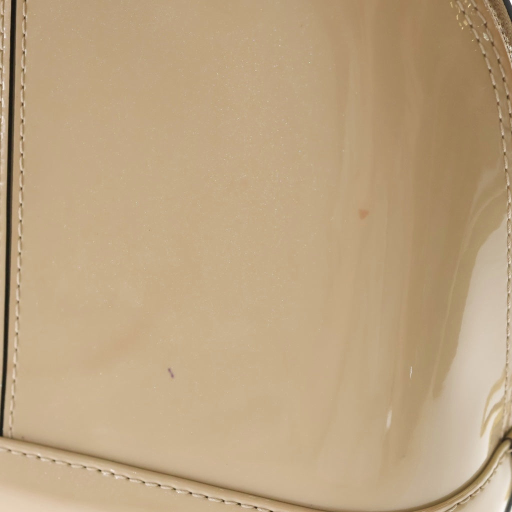 LOUIS VUITTON(ルイヴィトン) ルイヴィトン アルマBB 2WAYハンドバッグ ショルダーバッグ ベージュ×ブラウン レザー×パテント M51949 ゴールド金具 レディース