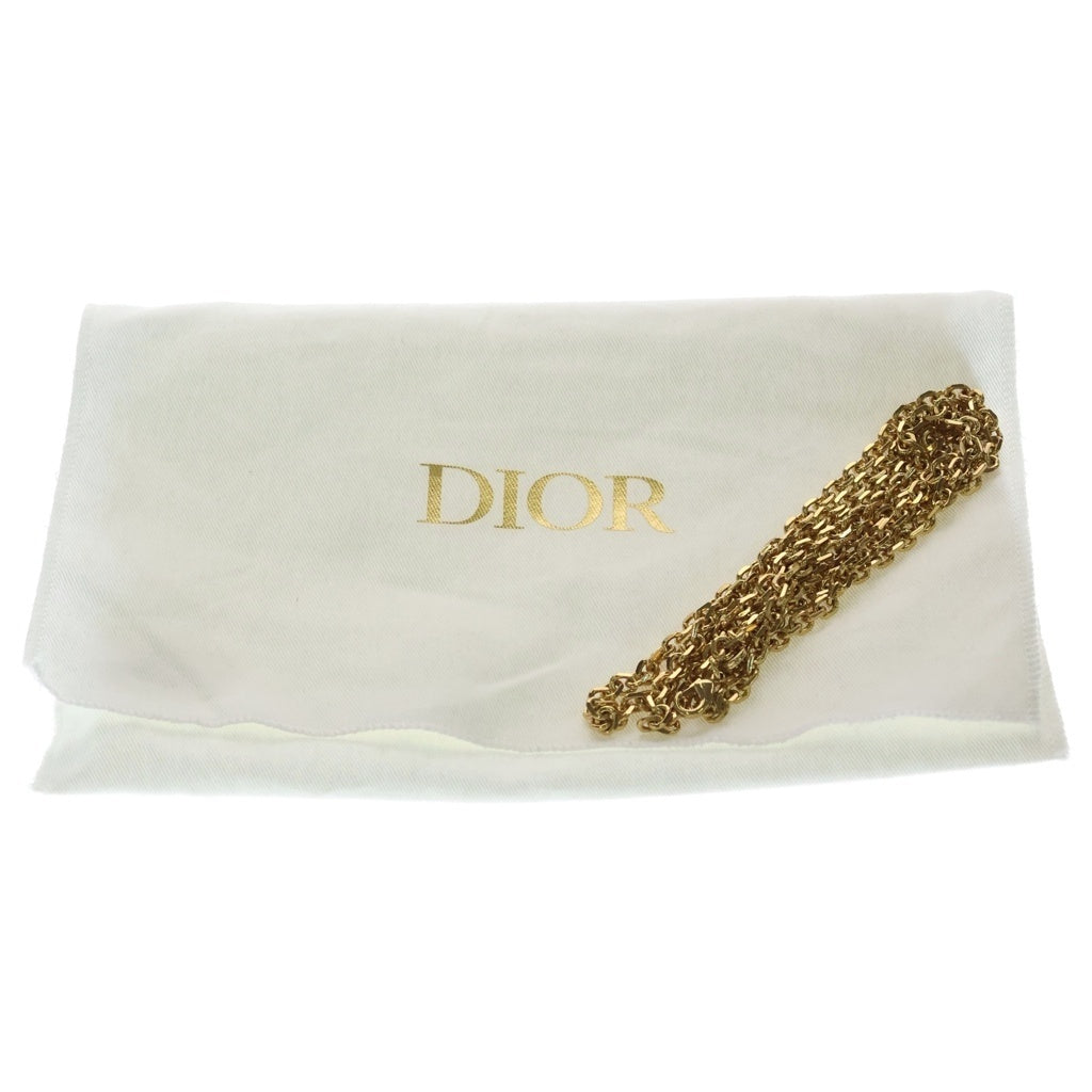 Christian Dior(クリスチャンディオール) 30 モンテーニュ フォンホルダー オブリーク キャンバス レザー 2WAY ハンド チェーン ショルダーバッグ ゴールド金具 ネイビー レディース
