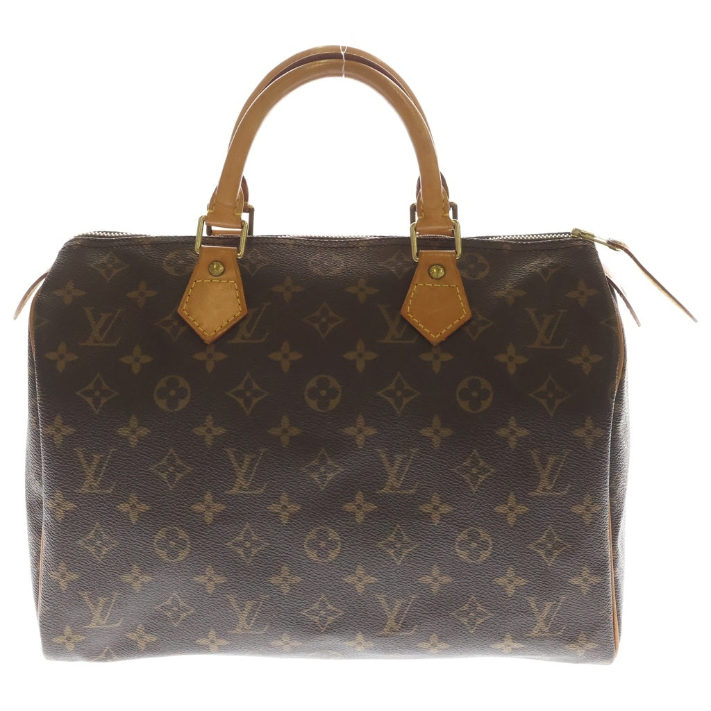 LOUIS VUITTON(ルイヴィトン) モノグラム スピーディ30 ハンドバッグ PVC レザー ブラウン M41526 レディース