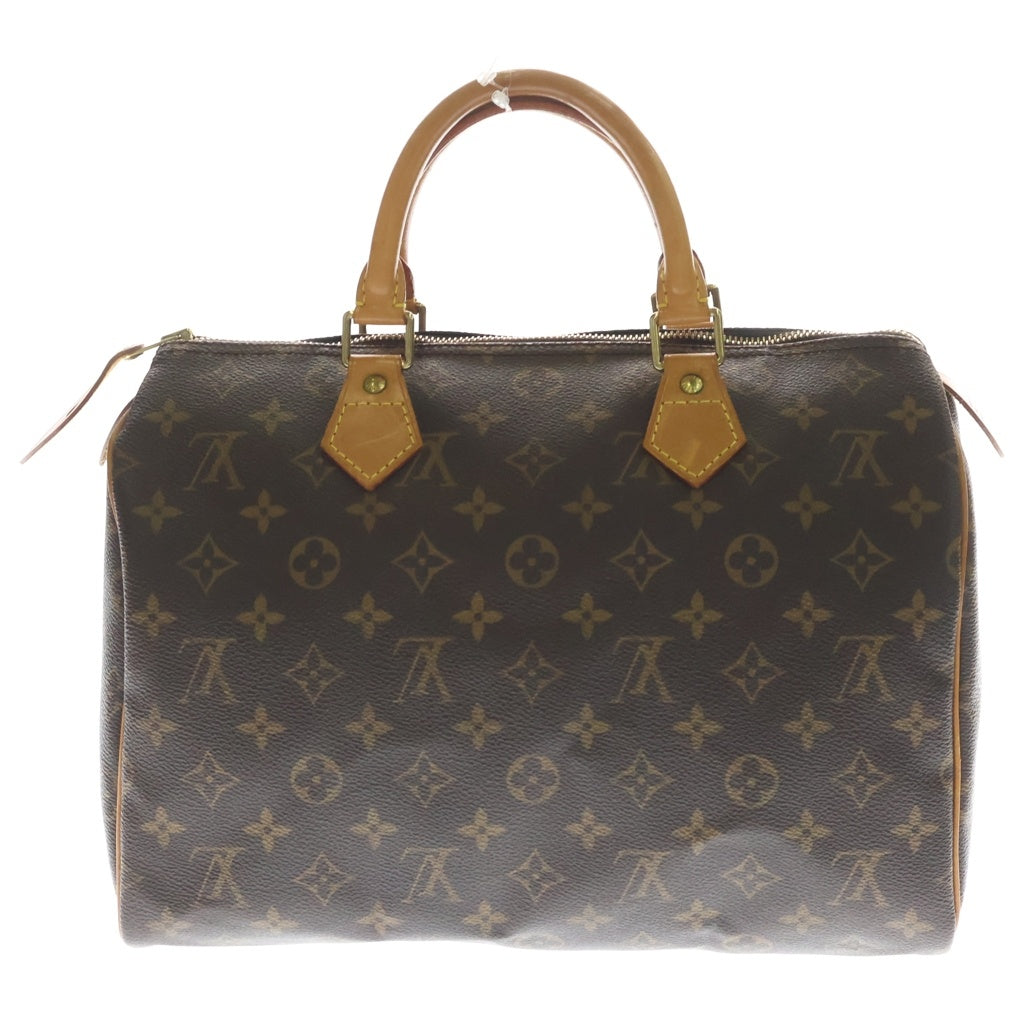 LOUIS VUITTON(ルイヴィトン) モノグラム スピーディ30 ハンドバッグ PVC レザー ブラウン M41526 レディース