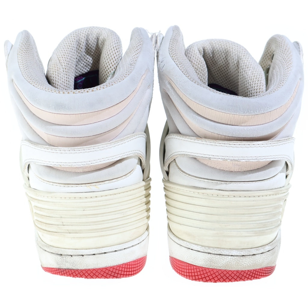 GUCCI(グッチ) BASKET SNEAKER GGスプリーム バスケット ハイカットスニーカー シューズ レザー ラバー ホワイト 673077
