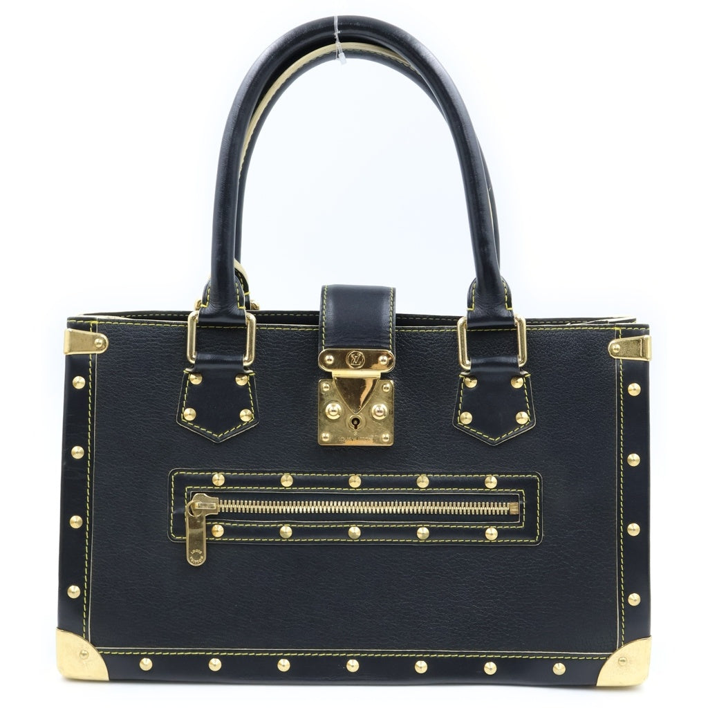 LOUIS VUITTON(ルイヴィトン) ファビュロー スタッズ トートバッグ ハンドバッグ ブラック ノワール スハリレザー M91812 ゴールド金具 レディース