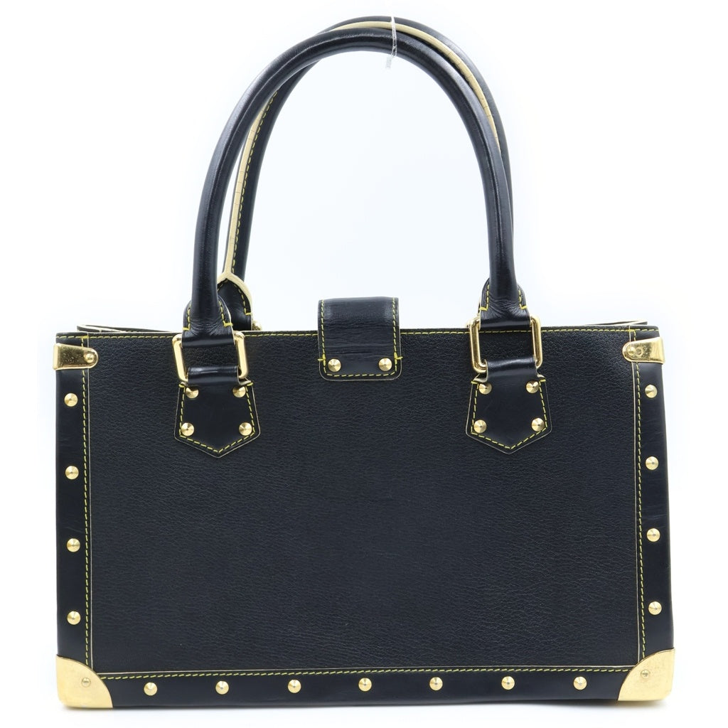 LOUIS VUITTON(ルイヴィトン) ファビュロー スタッズ トートバッグ ハンドバッグ ブラック ノワール スハリレザー M91812 ゴールド金具 レディース