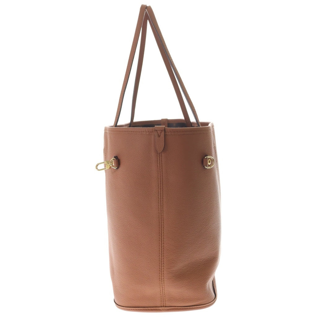 LOUIS VUITTON(ルイヴィトン) ネヴァーフル・インサイドアウトMM ハンドバッグ トートバッグ ブラウン レザー×PVC M12061 ゴールド金具 レディース