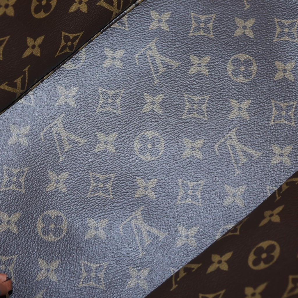 LOUIS VUITTON(ルイヴィトン) ネヴァーフル・インサイドアウトMM ハンドバッグ トートバッグ ブラウン レザー×PVC M12061 ゴールド金具 レディース