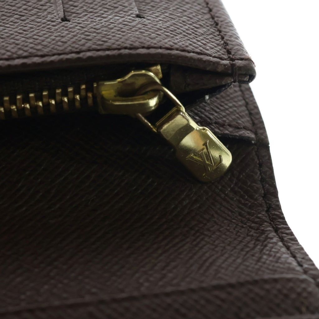 LOUIS VUITTON(ルイヴィトン) ダミエ ポルトフォイユ ブラザ ロングウォレット 長財布 PVC レザー ブラウン N60017