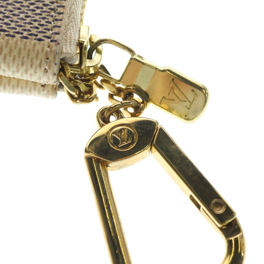 LOUIS VUITTON(ルイヴィトン) ポシェット クレ ダミエ アズールキャンバス コインケース 小銭入れ ホワイト N62659 レディース