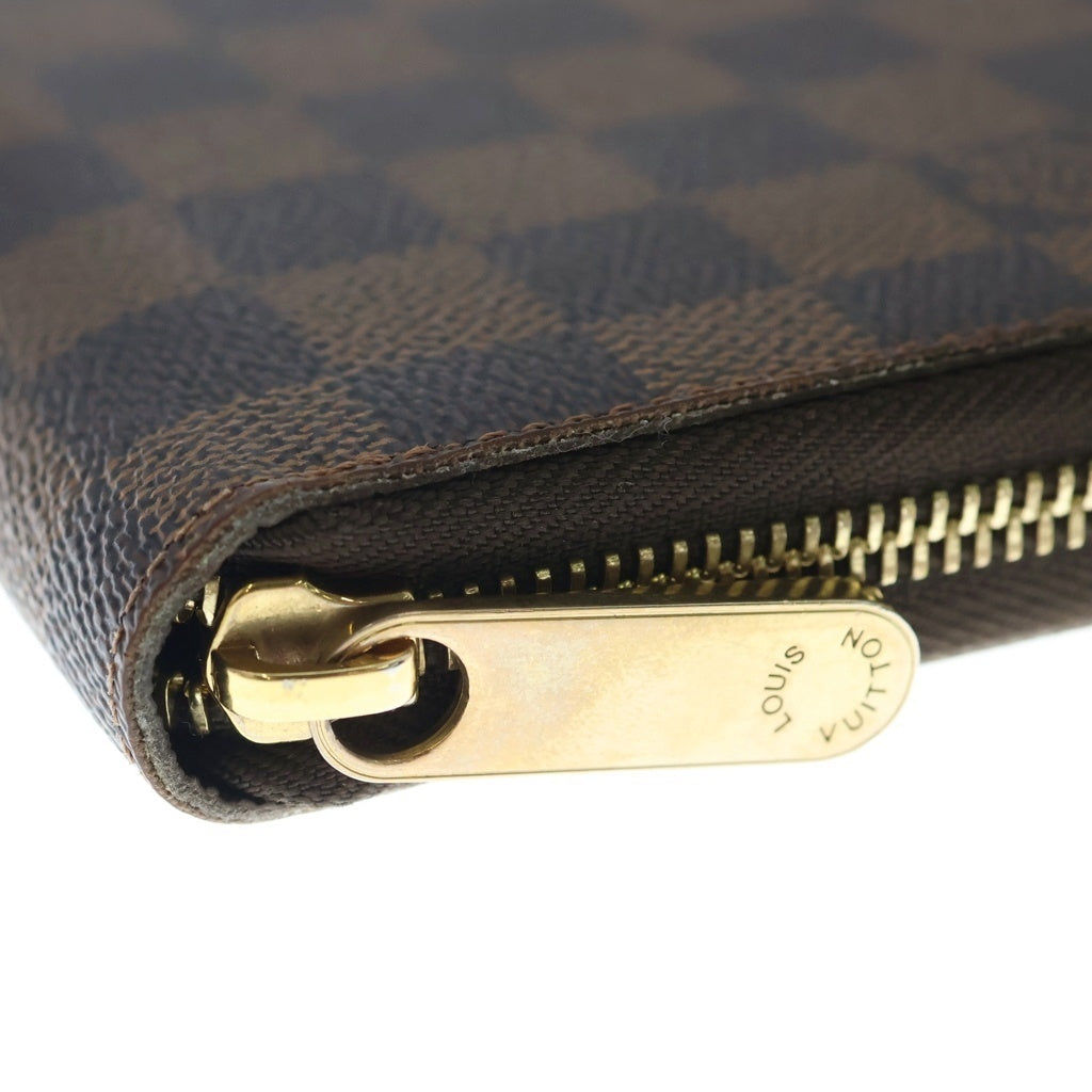LOUIS VUITTON(ルイヴィトン) ダミエ ジッピー オーガナイザー ロングウォレット 長財布 PVC レザー ブラウン N60003