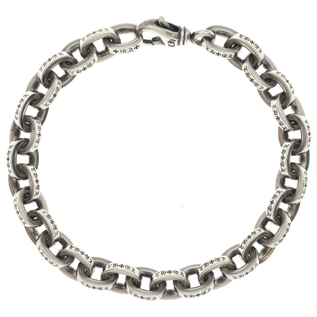 CHROME HEARTS(クロムハーツ) PAPER CHAIN ペーパーチェーン ブレスレット 8inch SV925 シルバー 36.7g