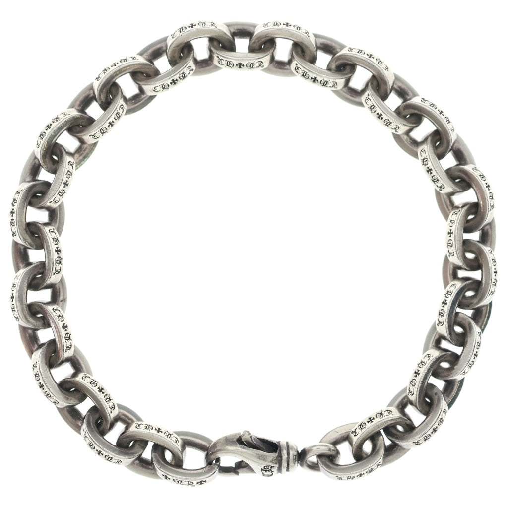 CHROME HEARTS(クロムハーツ) PAPER CHAIN ペーパーチェーン ブレスレット 8inch SV925 シルバー 36.7g