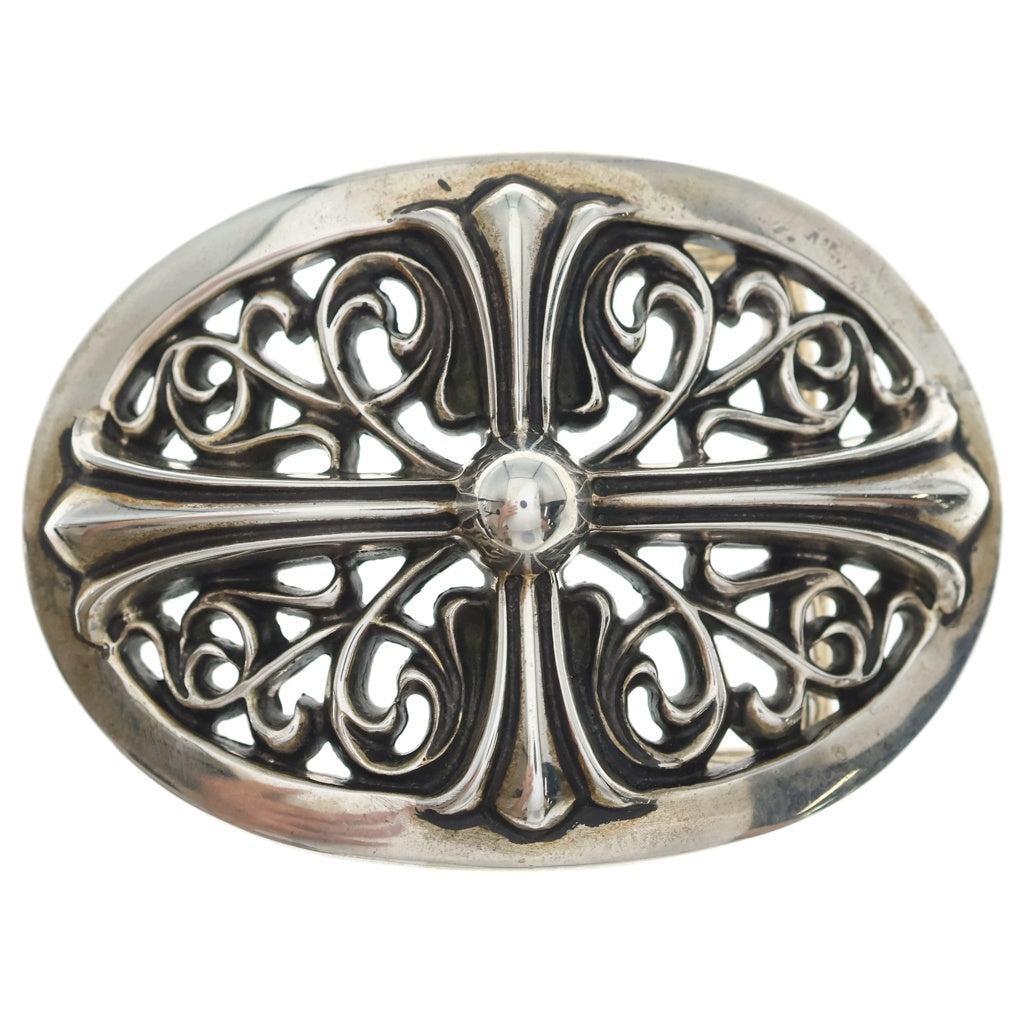 CHROME HEARTS(クロムハーツ) OVAL CROSS STRAP クラシックオーバルクロスバックル SV925 シルバー