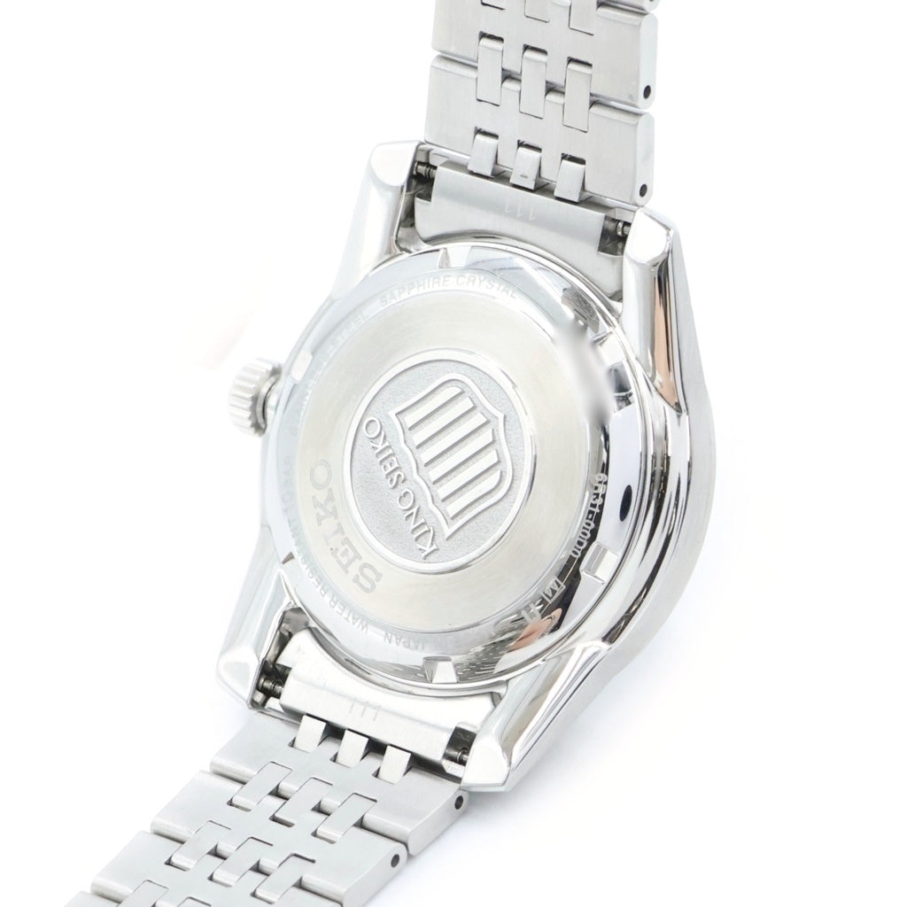 SEIKO(セイコー) キングセイコー 黒文字盤 SS/AT ステンレス 自動巻き 腕時計 SDKS005/6R31-00D0