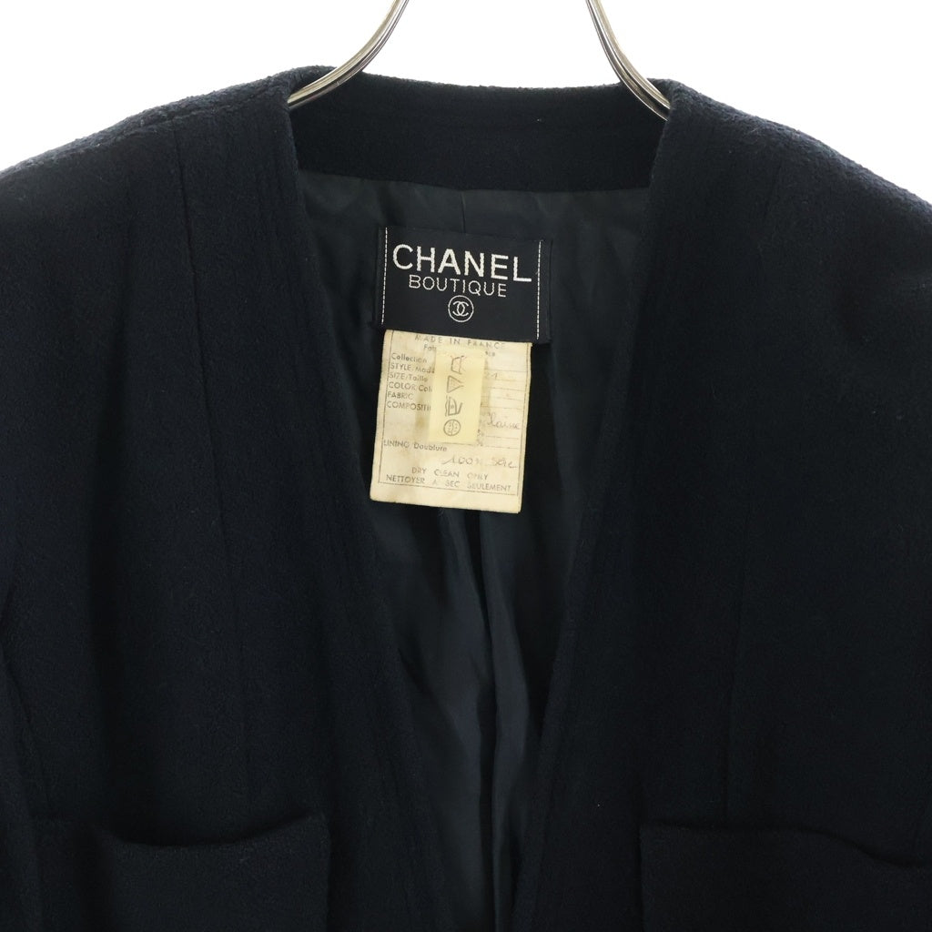 CHANEL(シャネル) ココボタン ミドル丈ウールコート ライトアウター レディース