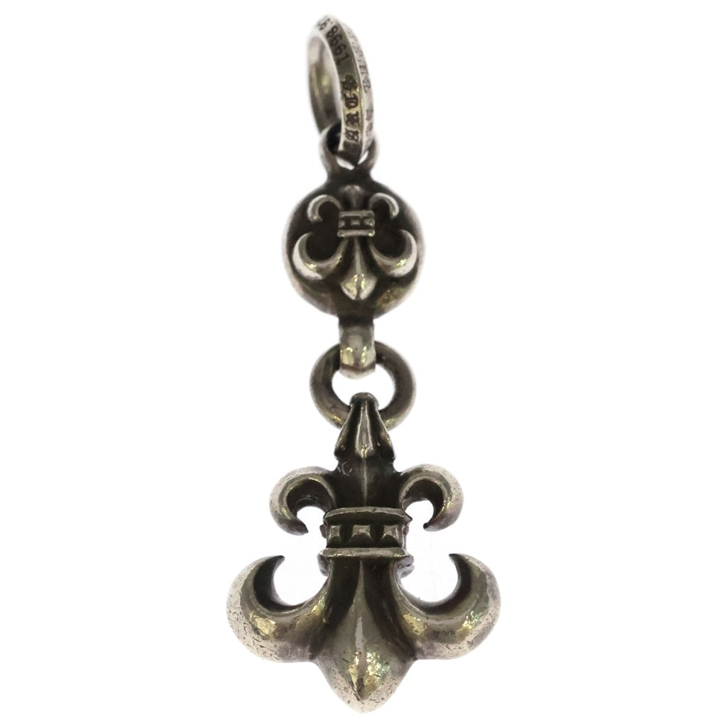 CHROME HEARTS(クロムハーツ) 1BALL BS FLEUR 1ボールBSフレアチャーム ペンダントトップ シルバー BCA198