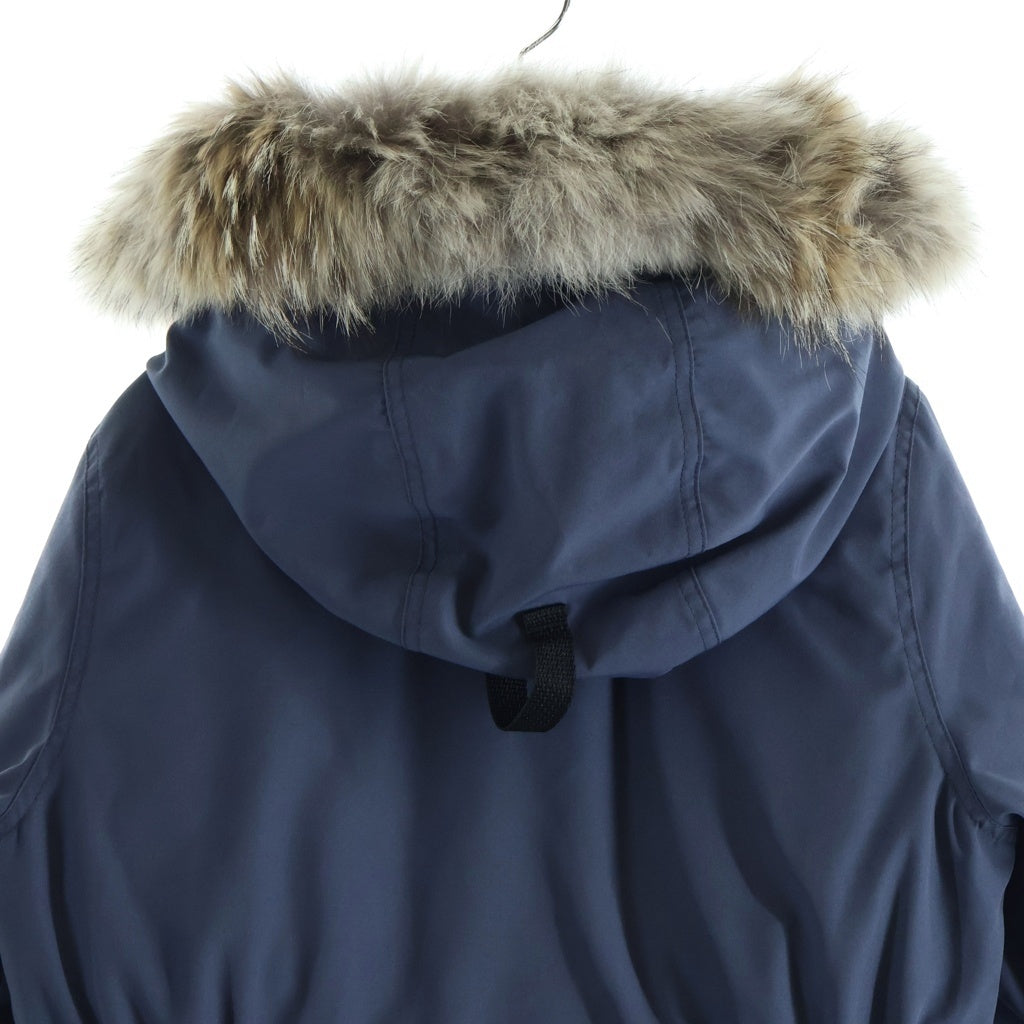 CANADA GOOSE(カナダグース) トリリウムパーカー ワッペンロゴ ダウンジャケット ネイビー 6660LA レディース