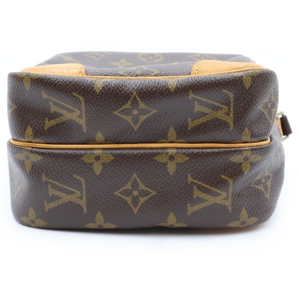LOUIS VUITTON(ルイヴィトン) モノグラム アマゾン ショルダーバッグ ミニバッグ ブラウン レザー×PVC M45236 ゴールド金具 レディース