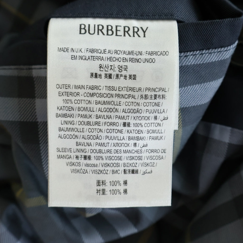 BURBERRY(バーバリー) トレンチコート ライトアウター ノバチェック ネイビー