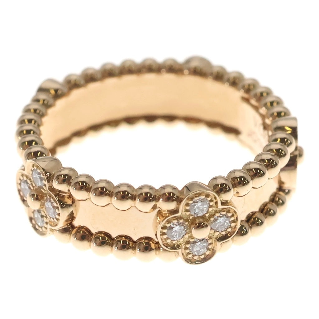 Van Cleef & Arpels(ヴァンクリーフアンドアーペル) ペルレ スウィートクローバー リング ダイヤモンド Au750 #51 レディース