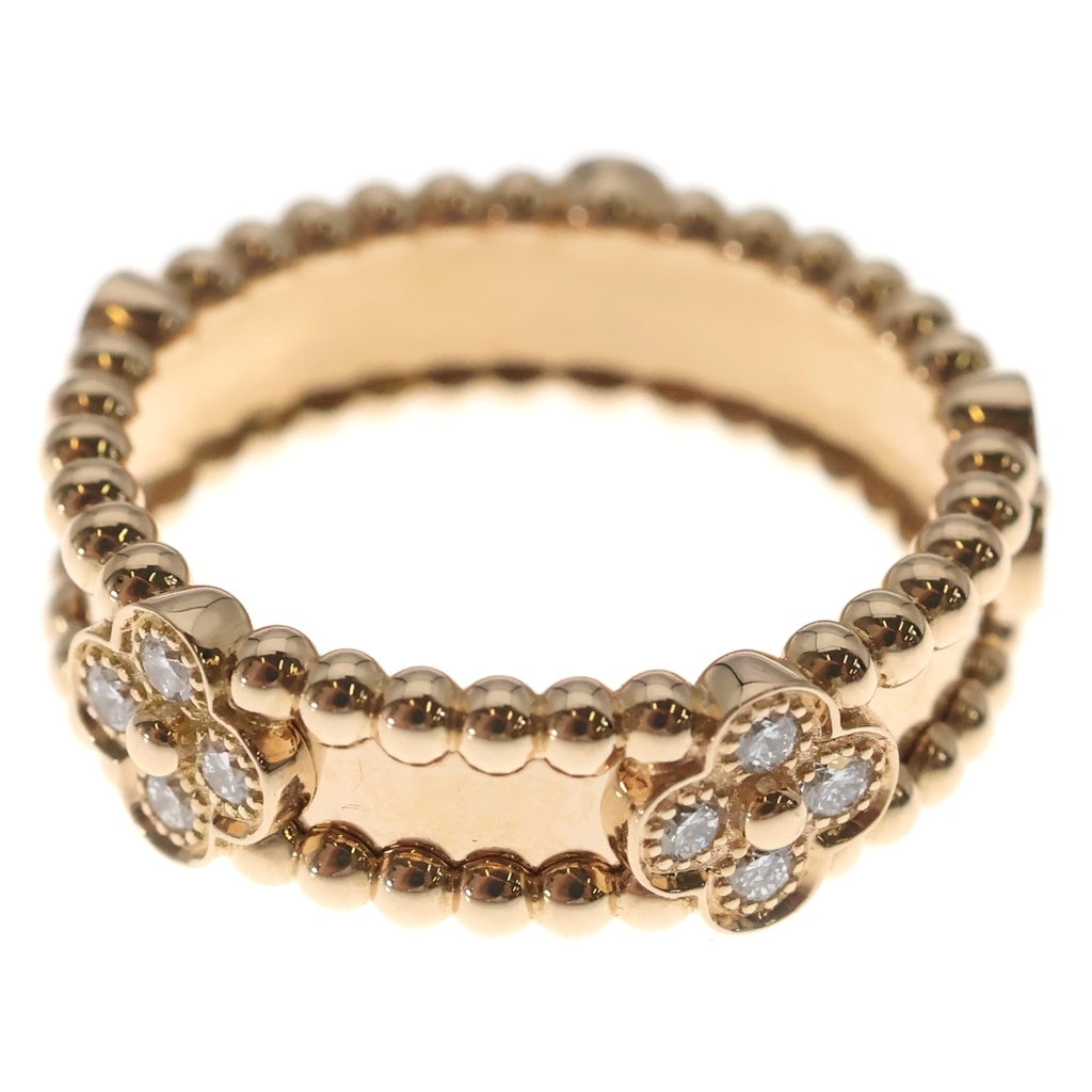 Van Cleef & Arpels(ヴァンクリーフアンドアーペル) ペルレ スウィートクローバー リング ダイヤモンド Au750 #51 レディース